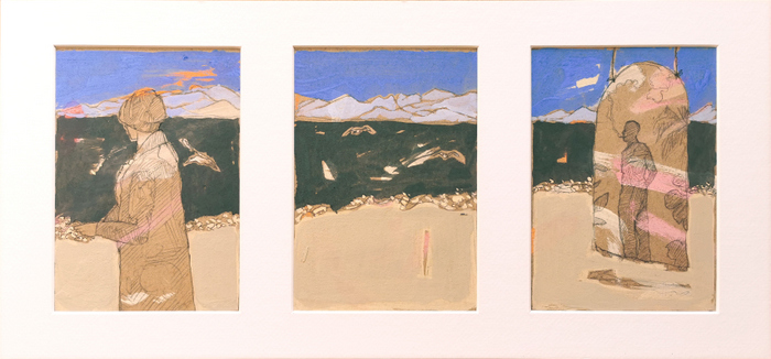 Rivage - 53x26 - tempera